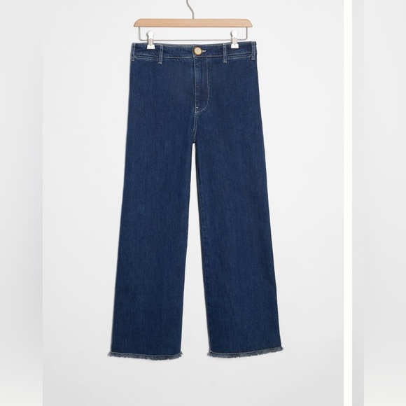 Anthropologie Denim - NWT Anthropologie Pilcro Ultra High-Rise Cropped Wide-Leg Jeans size 33 Tall